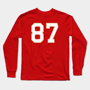 87 || Sport number Long Sleeve T-Shirt